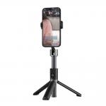 Selfie stick cu trepied si telecomanda bluetooth Dudao F18 pentru telefon, Reglabil, 1.1m, Negru 7 - lerato.ro
