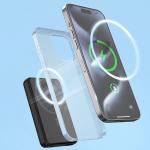 Baterie externa magnetica Wireless Dudao K14S, 5000mAh, 20W, 1xUSB-C 1xUSB-A, Incarcare Wireless 15W, Negru 6 - lerato.ro