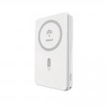 Baterie externa magnetica Wireless Dudao K14S, 5000mAh, 20W, 1xUSB-C 1xUSB-A, Incarcare Wireless 15W, Alb 2 - lerato.ro