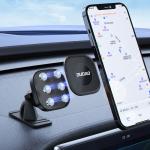 Suport auto magnetic Dudao F6C, Dashboard Mount, Rotire 360 grade, Negru 8 - lerato.ro