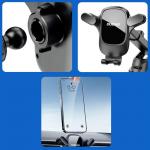 Suport auto magnetic Dudao F5PRO Plus, Dashboard Mount, Unghi ajustabil, Negru 11 - lerato.ro