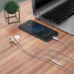 Casti audio cu microfon Dudao X14PROL-W1, In-ear, Control pe fir, Lightning, Lungime cablu 1.2m, Alb 3 - lerato.ro