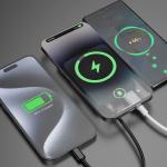 Baterie externa portabila Dudao K14S Plus, 10000 mAh, 22.5W, 1x USB-C, 1x USB-A, Incarcare Wireless 15W, Compatibila MagSafe, Negru 6 - lerato.ro