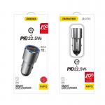Incarcator auto Dudao R4PQ, USB/USB-C, 22.5W, Gri 6 - lerato.ro