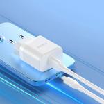 Incarcator retea Dudao A20EU, USB, 18W, Cablu MicroUSB inclus, Alb 6 - lerato.ro