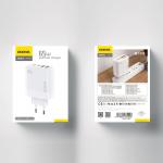 Incarcator retea Dudao A65EU GaN, 2x USB si 2x USB-C, 65W, Alb 3 - lerato.ro