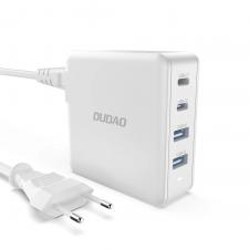 Incarcator retea Dudao A100EU GaN, 2x USB si 2x USB-C, 100W, Alb