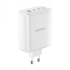 Incarcator retea Dudao A140EU GaN, USB si 3x USB-C, 140W, Alb
