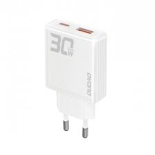 Incarcator retea Dudao A30EU GaN, USB/USB-C, 30W, Alb