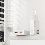 Incarcator retea Dudao A30EU GaN, USB/USB-C, 30W, Alb 8 - lerato.ro