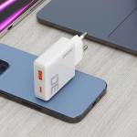 Incarcator retea Dudao A30EU GaN, USB/USB-C, 30W, Alb 4 - lerato.ro