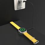 Cablu pentru incarcare wireless Dudao A12C compatibil cu Apple Watch, 2.5W, USB-C, Lungime 1.2m, Negru 3 - lerato.ro
