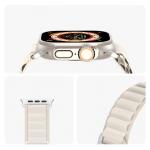 Curea textila DuxDucis Sports GS compatibila cu Apple Watch 4/5/6/7/8/SE/Ultra 42/44/45/49mm White 4 - lerato.ro