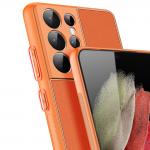 Carcasa DuxDucis Yolo compatibila cu Samsung Galaxy S21 Ultra Orange 10 - lerato.ro