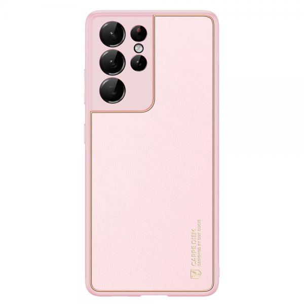 Carcasa DuxDucis Yolo compatibila cu Samsung Galaxy S21 Ultra Pink 1 - lerato.ro