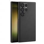 Carcasa DuxDucis GRIT Leather compatibila cu Samsung Galaxy S23 Ultra Black 2 - lerato.ro