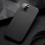 Carcasa DuxDucis GRIT Leather compatibila cu iPhone 14, Compatibila MagSafe, Negru