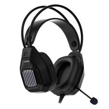 Casti gaming Dareu EH406, Microfon, Conector USB, Driver 50mm, Lungime cablu 2.5m, Negru