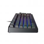 Tastatura gaming mecanica Dareu EK1280 cu fir de 1.8m, conexiune USB, iluminat RGB, Negru 4 - lerato.ro