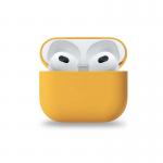 Carcasa Decoded Silicone AirCase Lite compatibila cu Apple AirPods 3 Yellow