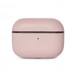 Carcasa din piele naturala Decoded AirCase compatibila cu Apple AirPods 3 Pink 2 - lerato.ro