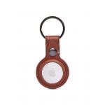 Husa de protectie tip breloc Decoded Leather Keychain compatibila cu Apple AirTag Brown 2 - lerato.ro