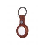 Husa de protectie tip breloc Decoded Leather Keychain compatibila cu Apple AirTag Brown