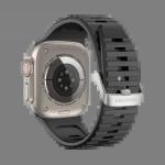 Curea Decoded Ultra Traction Silicone compatibila cu Apple Watch 42/44/45/49mm, Negru 3 - lerato.ro