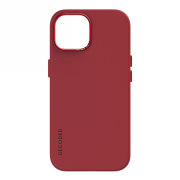 Carcasa Decoded Silicone Case cu MagSafe compatibila cu iPhone 15 Plus, Rosu