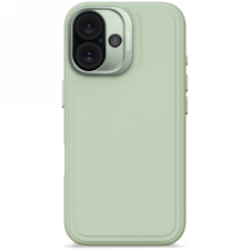 Huse si carcase iPhone 16, Carcasa Decoded AntiMicrobial Silicone Stacks Backcover cu MagSafe compatibila cu iPhone 16, Verde, lerato.ro