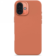 Carcasa Decoded AntiMicrobial Silicone Backcover cu MagSafe compatibila cu iPhone 16 Plus, Portocaliu