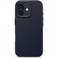 Huse si carcase iPhone 17, Carcasa Decoded AntiMicrobial Silicone Backcover cu MagSafe compatibila cu iPhone 17, Navy Blue, lerato.ro