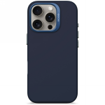 Carcasa Decoded AntiMicrobial Silicone Backcover cu MagSafe compatibila cu iPhone 16 Pro, Navy Blue 2 - lerato.ro