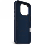 Carcasa Decoded AntiMicrobial Silicone Backcover cu MagSafe compatibila cu iPhone 16 Pro, Navy Blue 4 - lerato.ro