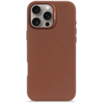 Carcasa Decoded Leather Backcover cu MagSafe compatibila cu iPhone 16 Pro Max, Maro 2 - lerato.ro