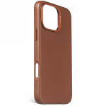 Carcasa Decoded Leather Backcover cu MagSafe compatibila cu iPhone 16 Pro Max, Maro 4 - lerato.ro