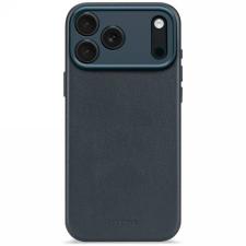 Carcasa Decoded Leather Backcover cu MagSafe compatibila cu iPhone 17 Pro Max, Navy Blue