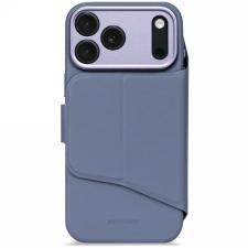 Husa flip cover Decoded Textured Silicone Detachable Wallet compatibila cu iPhone 17 Pro Max, Albastru