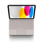 Husa cu tastatura Decoded Magnetic Keyboard compatibila cu iPad 10.9 inch 2022 / iPad 11 inch 2025, Functie de suport, USB-C, Bej 4 - lerato.ro