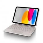 Husa cu tastatura Decoded Magnetic Keyboard compatibila cu iPad 10.9 inch 2022 / iPad 11 inch 2025, Functie de suport, USB-C, Bej 6 - lerato.ro