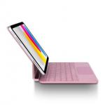 Husa cu tastatura Decoded Magnetic Keyboard compatibila cu iPad 10.9 inch 2022 / iPad 11 inch 2025, Functie de suport, USB-C, Roz 3 - lerato.ro