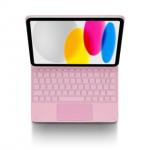 Husa cu tastatura Decoded Magnetic Keyboard compatibila cu iPad 10.9 inch 2022 / iPad 11 inch 2025, Functie de suport, USB-C, Roz 4 - lerato.ro