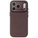 Husa Decoded Leather Backcover cu MagSafe compatibila cu iPhone 18 Pro Max / 17 Pro Max, Maro 2 - lerato.ro