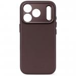 Husa Decoded Leather Backcover cu MagSafe compatibila cu iPhone 18 Pro Max / 17 Pro Max, Maro 9 - lerato.ro