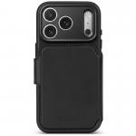 Husa flip cover Decoded Leather Detachable Wallet cu MagSafe compatibila cu iPhone 18 Pro Max / 17 Pro Max, Negru 2 - lerato.ro