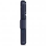Husa flip cover Decoded Leather Detachable Wallet cu MagSafe compatibila cu iPhone 18 Pro Max / 17 Pro Max, Navy Blue 5 - lerato.ro