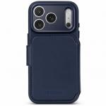 Husa flip cover Decoded Leather Detachable Wallet cu MagSafe compatibila cu iPhone 18 Pro Max / 17 Pro Max, Navy Blue 8 - lerato.ro