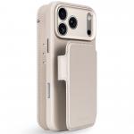 Husa flip cover Decoded Leather Detachable Wallet cu MagSafe compatibila cu iPhone 18 Pro Max / 17 Pro Max, Taupe 3 - lerato.ro