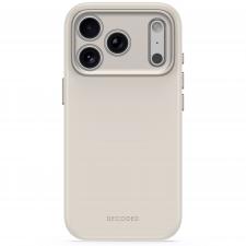 Husa Decoded AntiMicrobial Silicone Backcover cu MagSafe compatibila cu iPhone 18 Pro Max / 17 Pro Max, Gri