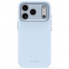 Husa Decoded AntiMicrobial Silicone Backcover cu MagSafe compatibila cu iPhone 18 Pro Max / 17 Pro Max, Sky Blue